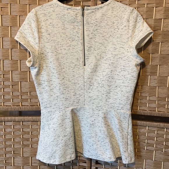 Maison Jules beaded peplum shirt - Picture 3 of 4